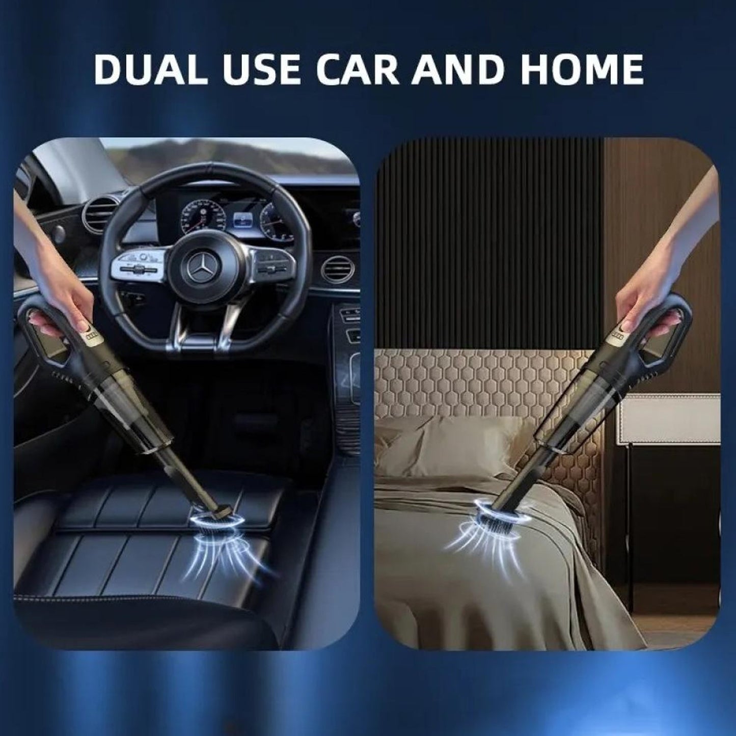 Wireless Handheld Car Vacuum Cleaner, 2 in1 Dust Buster