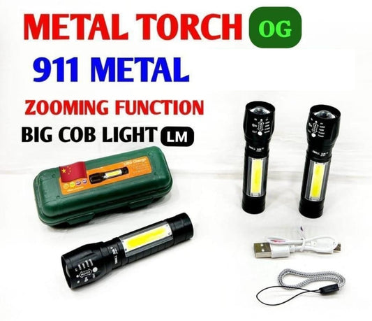 Metal Torch Mini Metal torch,2 mode light,mini box packing (ZOOMABLE Metal Torch) Rechargeable