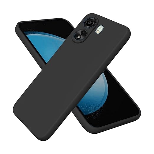 Silicone Soft Back Cover Case with Micro-Fibre Cloth On Inner Side
