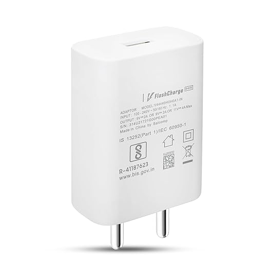 Vivo 44W Type C Flash Charging Adapter