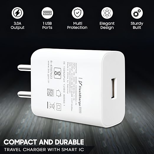 Vivo 44W Type C Flash Charging Adapter