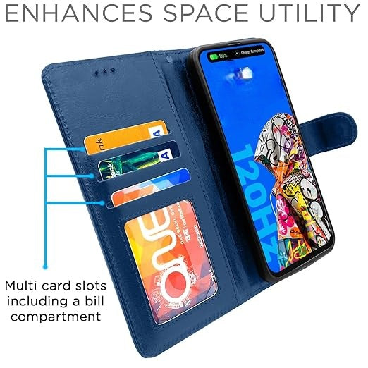 Flip Cover Leather Synthetic with Open & Close Magnet