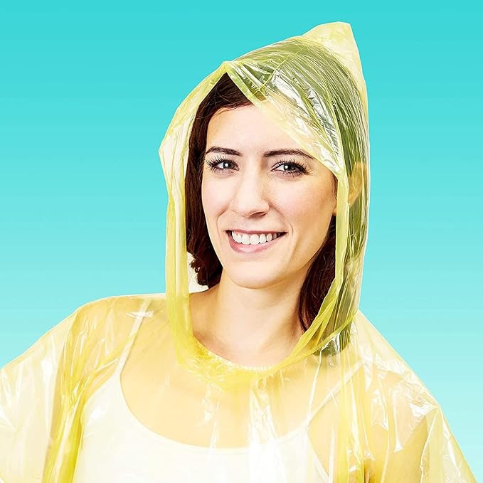 Pocket Size Disposable Raincoat for Men and Women for Travel Use |Pocket Emergency Waterproof Free Size
