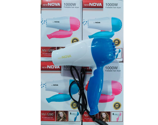 NOVA HAIR dryer,dual speed, foldable