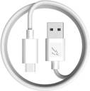 vivo USB Type C Cable 1 m Flash Charge 2.0 Type C Fast Data Cable  (Compatible with Vivo, Realme, Oneplus, Oppo, Mi, Samsung, Infinix, Moto, Tecno, Itel, iQoo, White, One Cable)