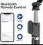 R1S Selfie Stick with LED Fill Light & Tripod Mount – 1.7M Extendable for Android Phones Bluetooth Selfie Stick  (Black, Remote Included)