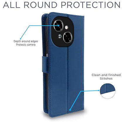 Flip Cover Leather Synthetic with Open & Close Magnet